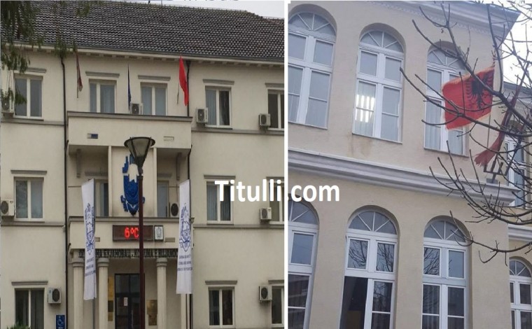 Bujanoci dhe Presheva tinëzisht vendosin flamurin kombëtar në objektin e komunës