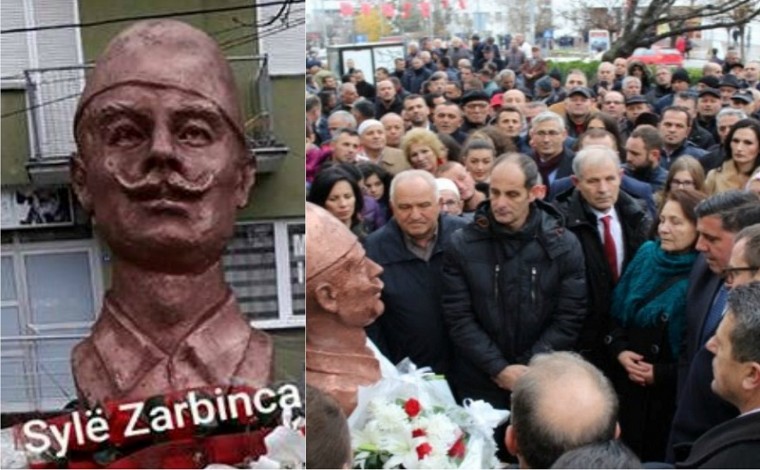 Gjilani përuroi bustin e heroit Sylë Zarbinca