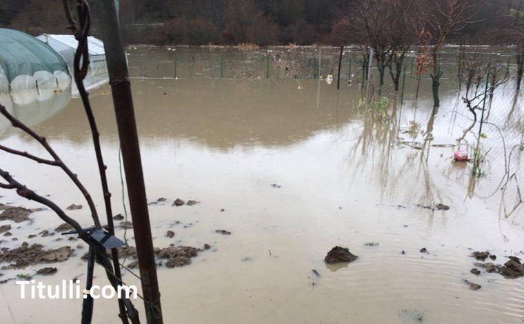 Vërshimet nga uji rrezikojnë banorë në komunën e Bujanocit, lumi del nga shtrati (video)