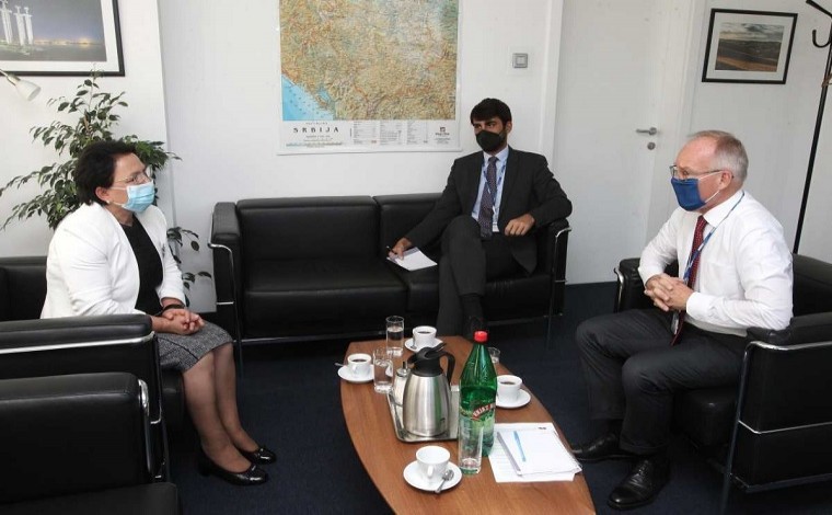 Ambasadori I OSBE-së në Beograd, pret në takim deputeten nga Bujanoci,  Nadije Beqiri (foto)