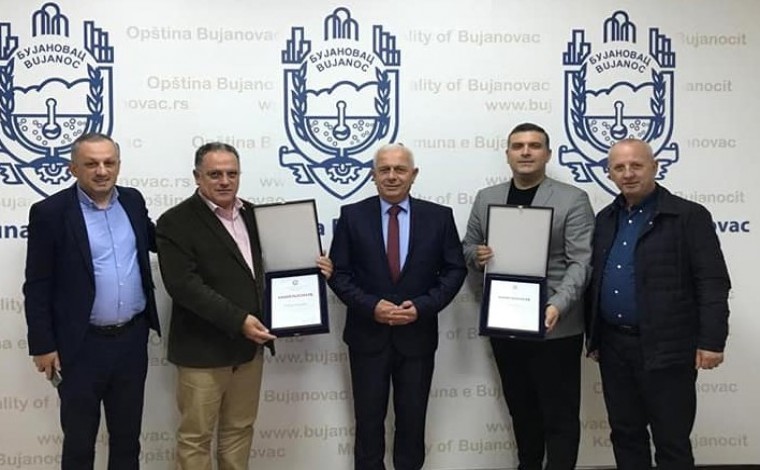 Komuna e Bujanocit nderon me mirërnjohje 2 këshilltarët e Presidentit të Shqipërisë