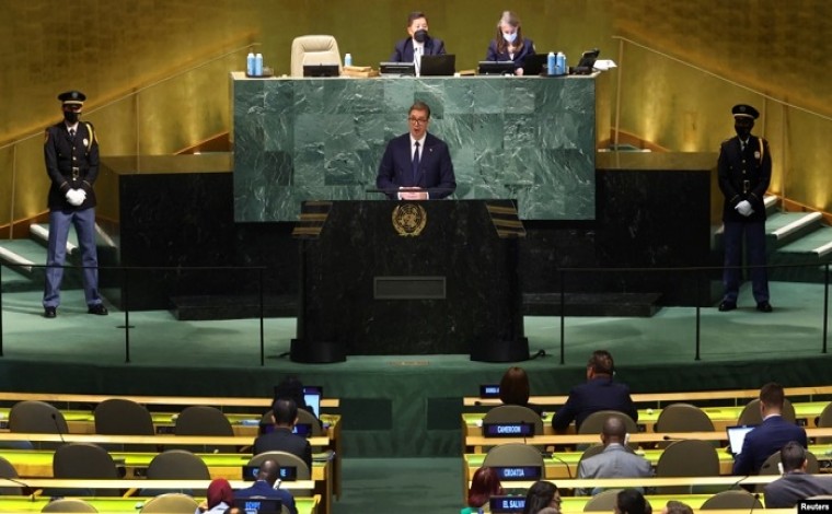 Vuçiq në OKB: Serbia “me durim dhe shumë gatishmëri do të vazhdojë të kërkojë kompromis” me Kosovën