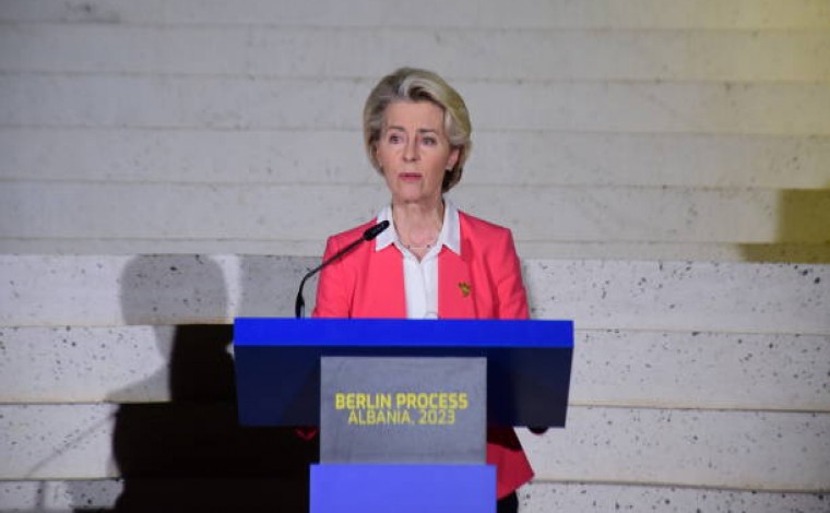 Samiti Tiranë,Presidentja e Komisionit Europian: “Thesi” 6 miliardë euro i BE-së nuk hapet pa reforma,i tregon “vijën e kuqe” Ballkanit