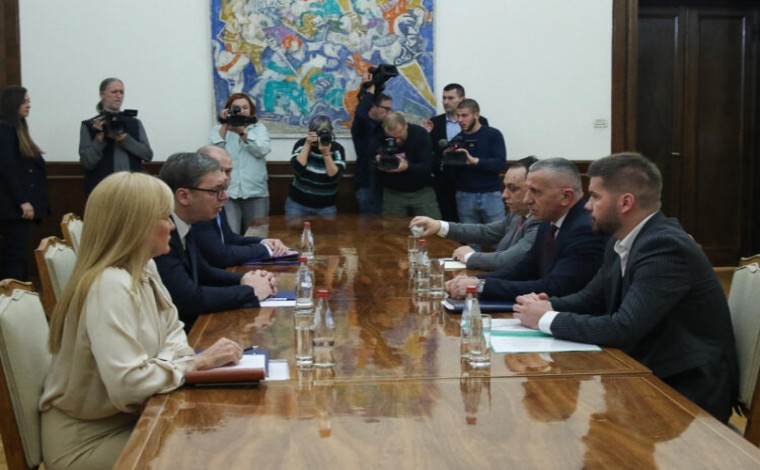 Përfaqësues të politikës takuan presidentin e Serbisë, Vuçiq: Formimi i qeverisë, temë diskutimi