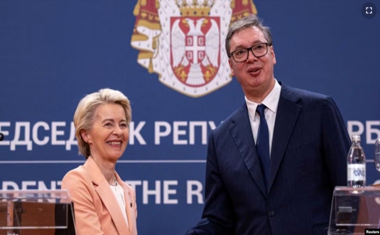 Vuçiq takon Von der Leyen: Avokimi për një Serbi evropiane, shumë i rëndësishëm