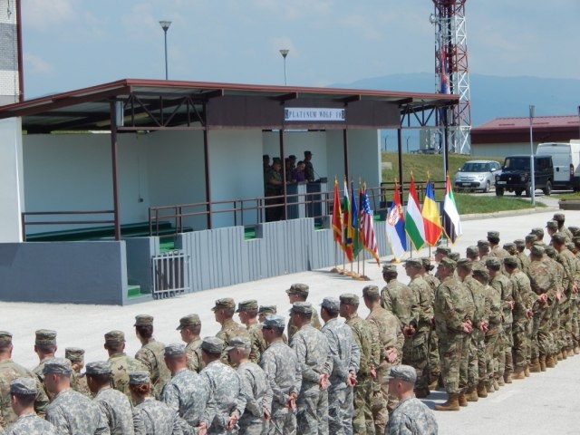 Në bazën "Jug" të Bujanocit kanë filluar stërvitjet ushtarake ndërkombëtare