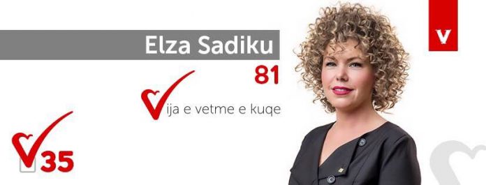Elza Sadiku kandidatja nga Presheva për deputete në kuvendin e Kosovës