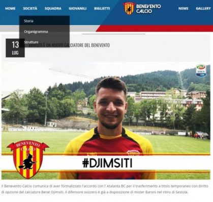 Berat Gjimshiti transferohet tek skuadra e njohur në Serie A