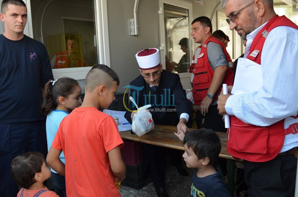 Këshilli i Bashkësisë Islame dhuroi sillën e Kurban Bajramit për refugjatët në Preshevë