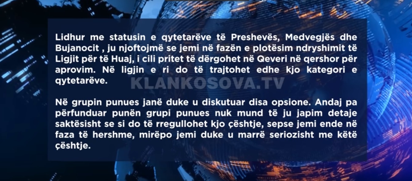 Shqiptarët e shpërngulur nga Lugina, banorë të "askujt"! (video)