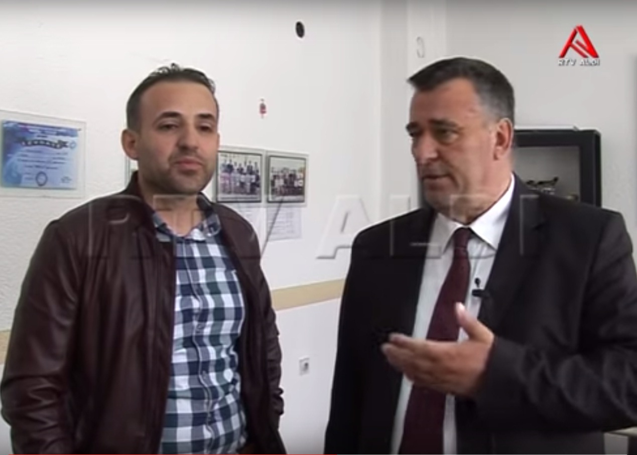 Besim Sulejmani nga Zvicra sjellë donacion kompjuterësh për shkollën në Rahovicë të Preshevës (video)