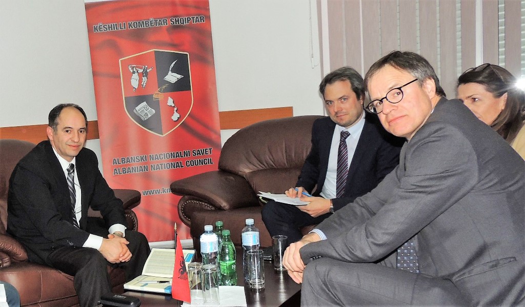 Ambasadori gjerman Dittmann vizitoi Këshillin  Kombëtar Shqiptar