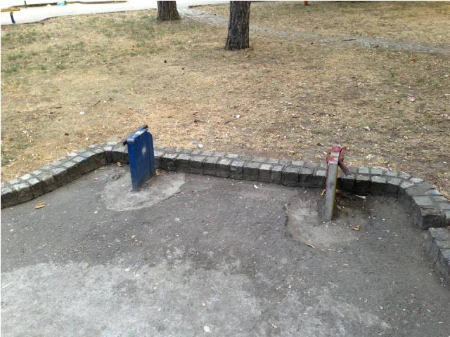 Demolira se gradski park u Bujanovcu (foto)