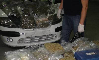 Konfiskohen 23 kg marijuanë në vendkalimin Tabanoc