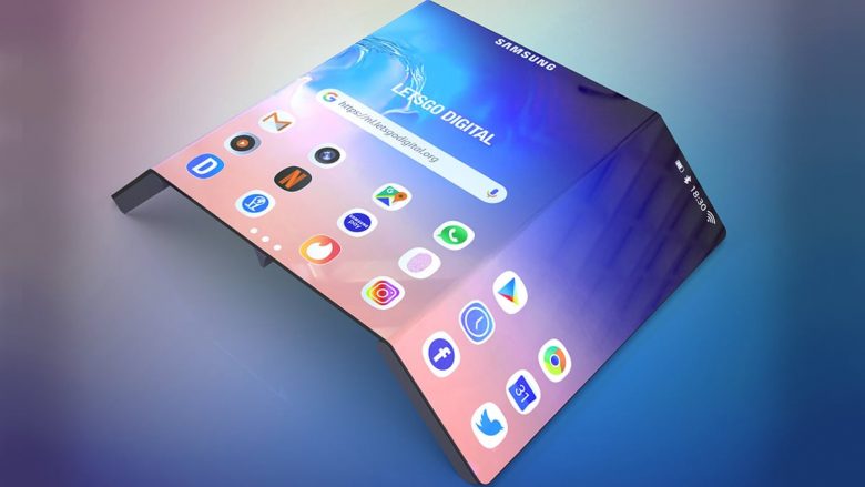 Samsung dëshiron të sjellë një telefon inteligjent që paloset dy herë